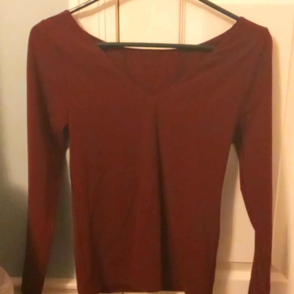 Burgundy Shirt